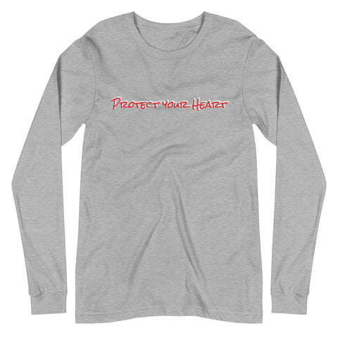 Men's Long Sleeve Tee - "Protect your Heart"