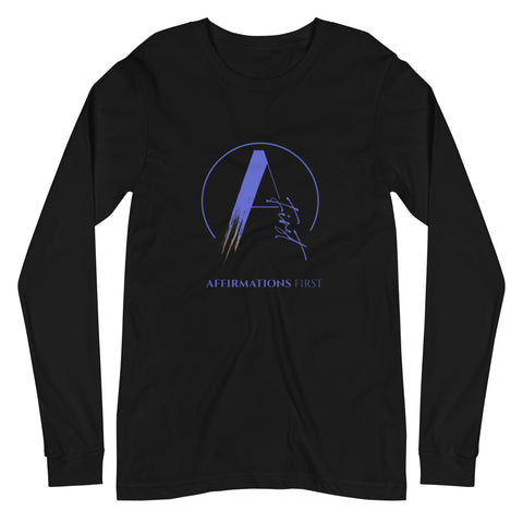 His/Hers Long Sleeve Tee - "Affirmations First" Limited Edition