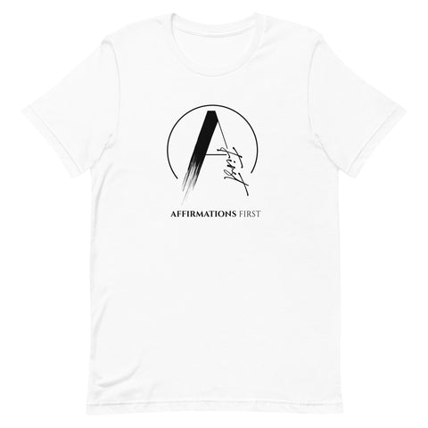 His "Affirmations First Limited Edition" T-Shirt - Black