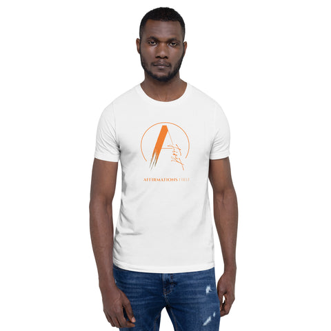 His "Affirmations First Limited Edition" T-Shirt - Orange